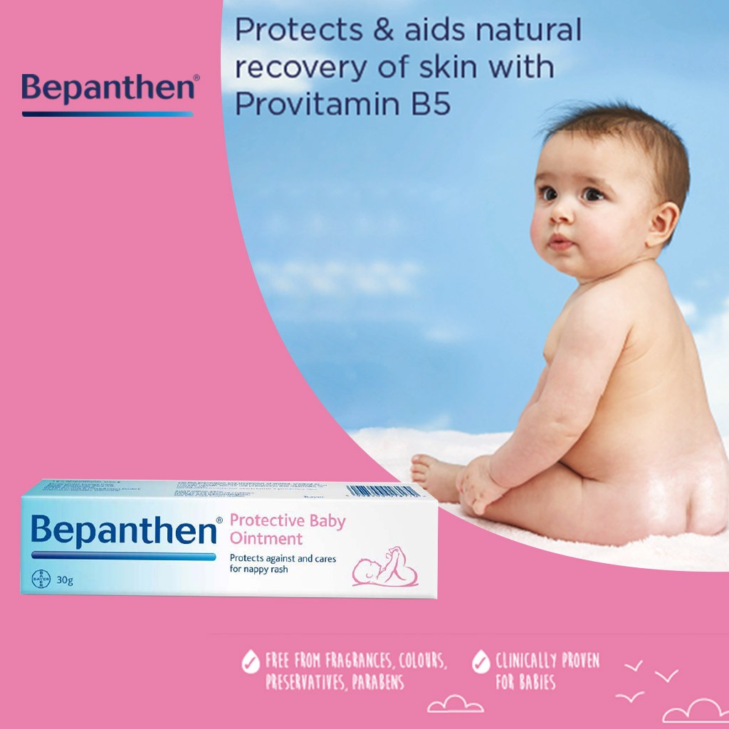 Bepanthen Protective Baby Ointment For Nappy Rash 30g