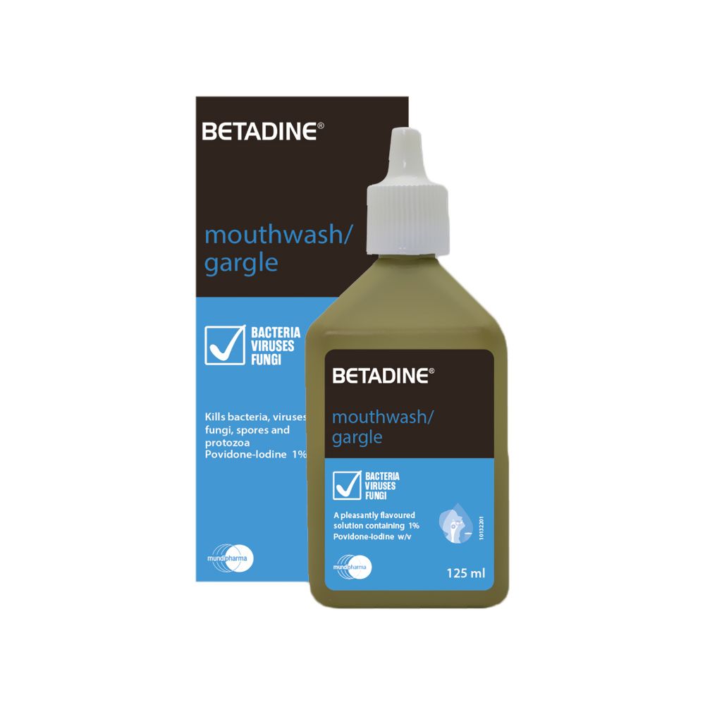 Betadine Mouthwash/Gargle 125 mL