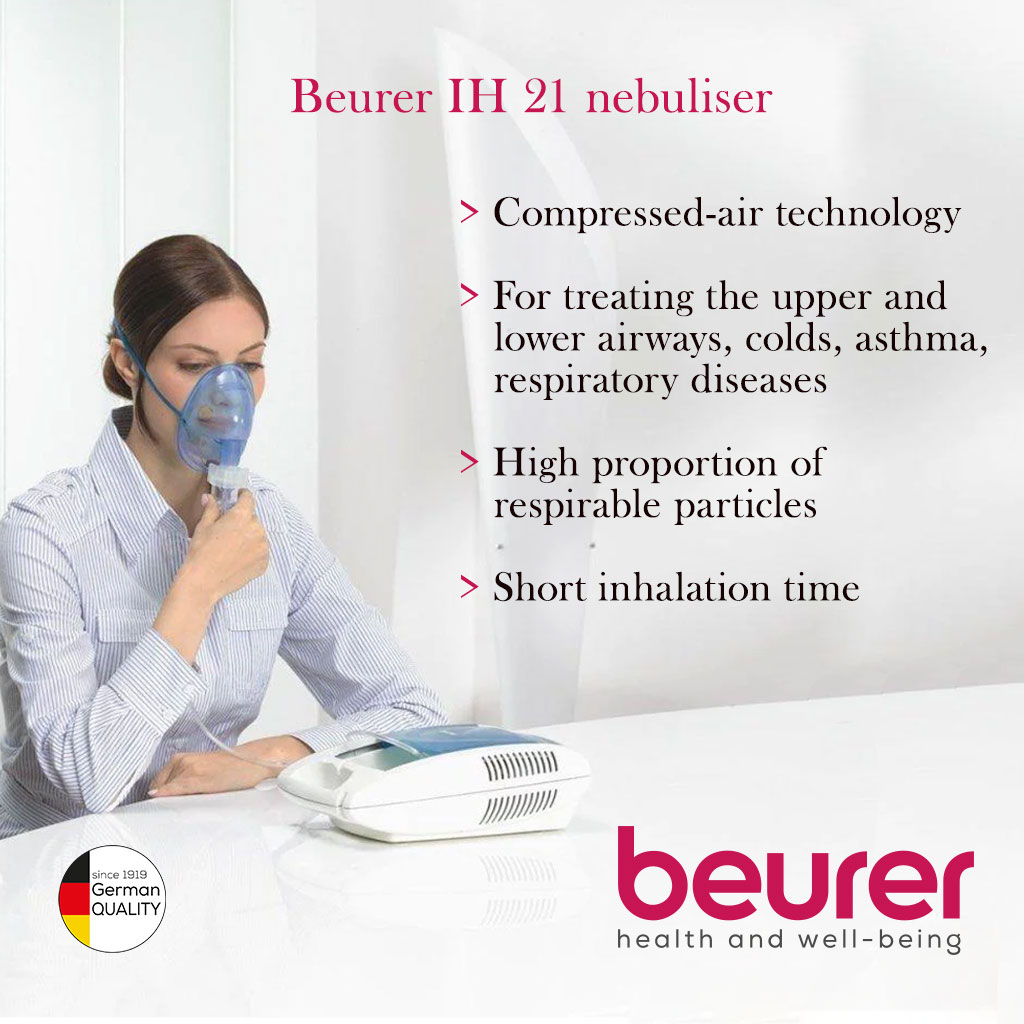 Beurer IH21 Inhalator Nebulizer For Adults and Children
