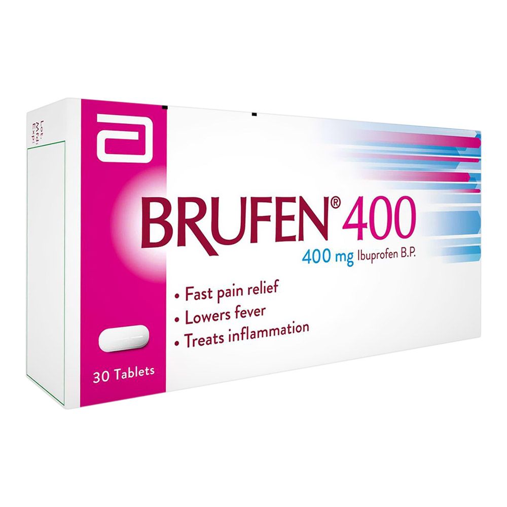 Brufen 400mg Tablets For Fever & Pain Relief, Pack of 30's