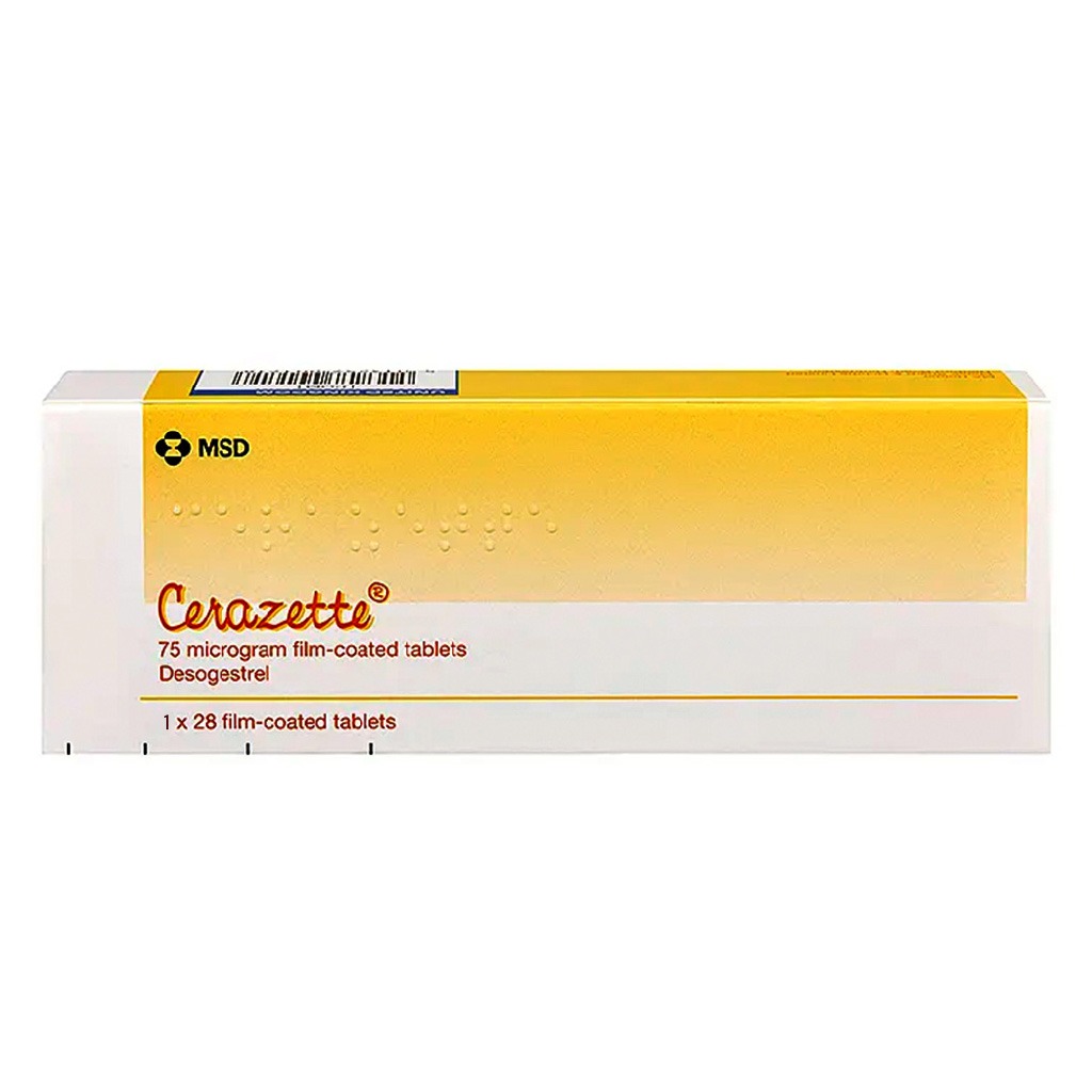 Cerazette Film Coated Tablets, Pack of 28's