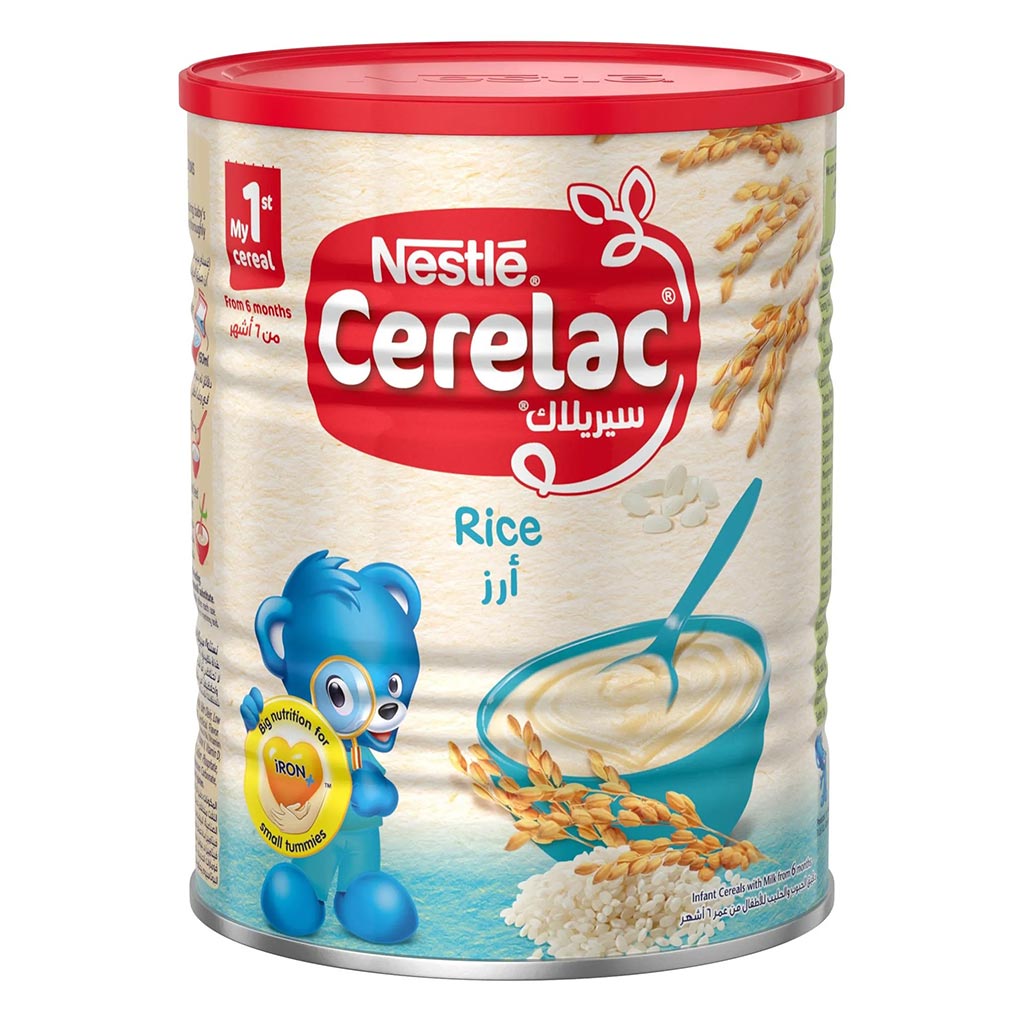 Nestle Cerelac Rice & Milk Infant Cereals from 6 Months 400g