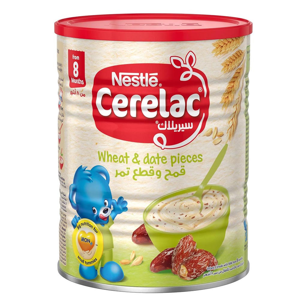 Nestle Cerelac Wheat & Date Pieces Infant Cereals from 8 Months 400g