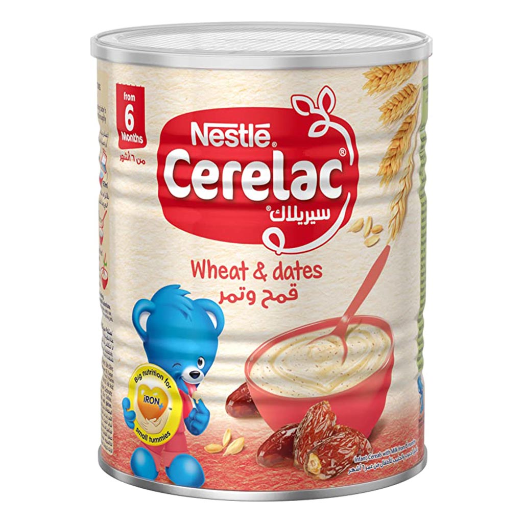 Nestle Cerelac Wheat & Dates Infant Cereals from 6 Months 400g