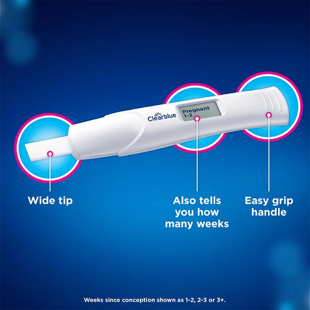 Clear Blue Digital Pregnancy Test Kit With Conception Indicator
