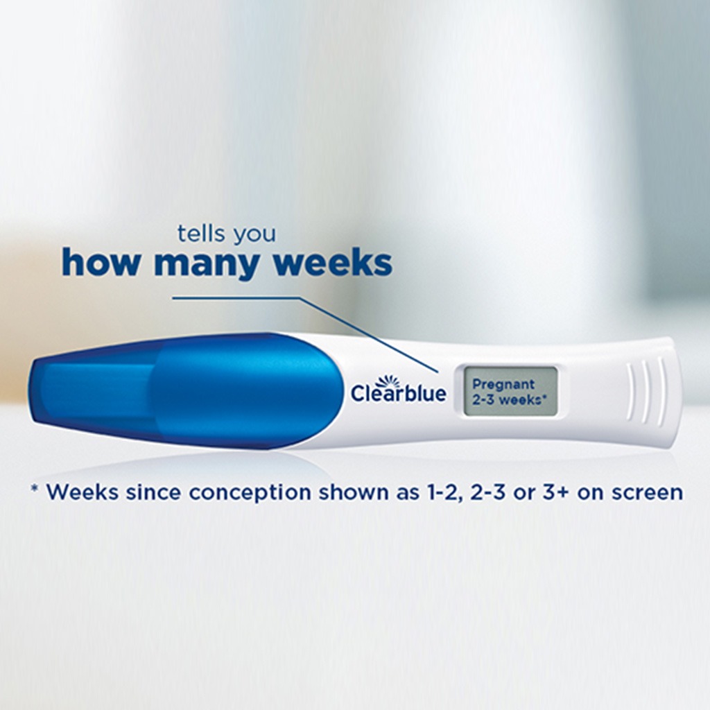 Clear Blue Digital Pregnancy Test Kit With Conception Indicator