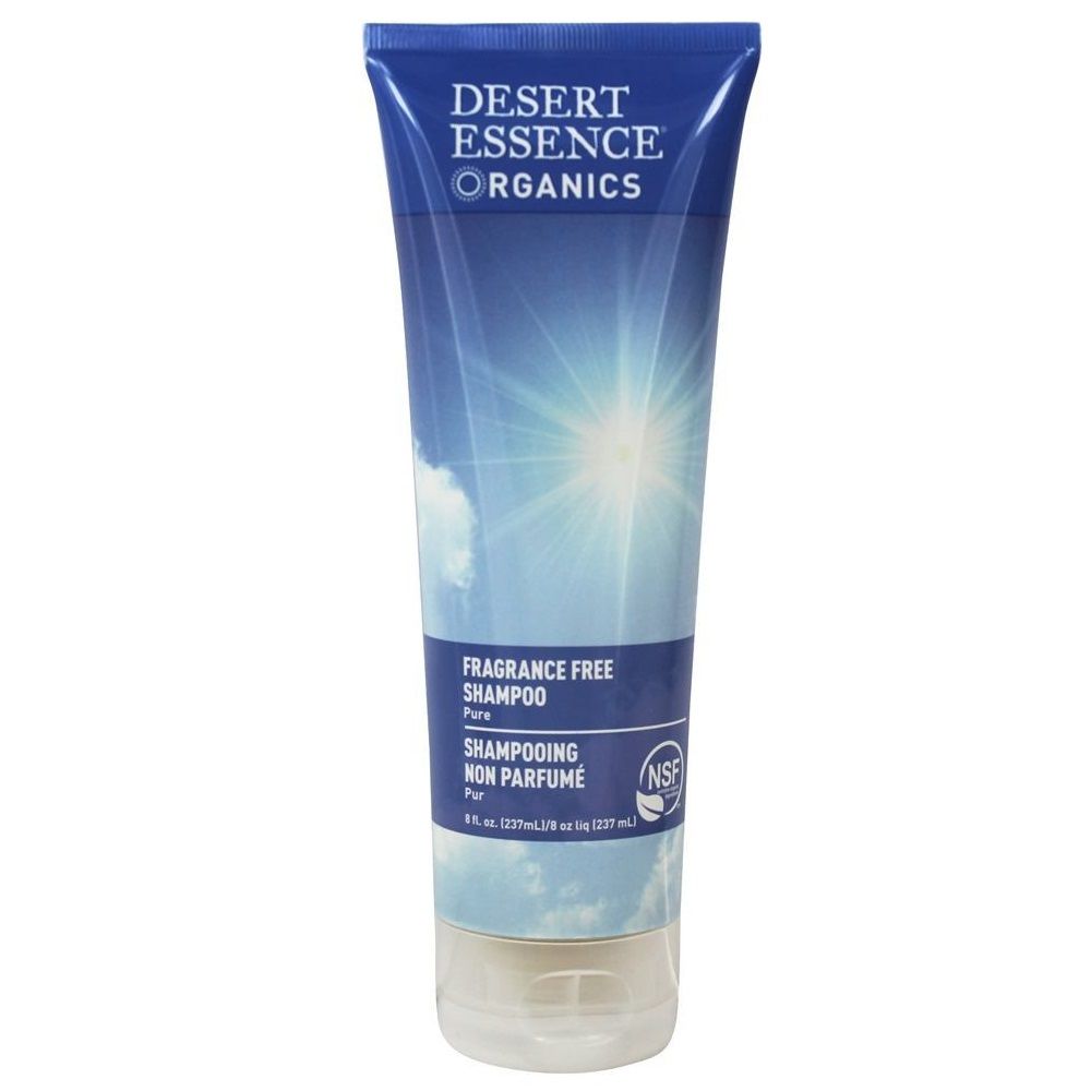 Desert Essence Organics Fragrance Free Shampoo 8 fl oz, 237 mL