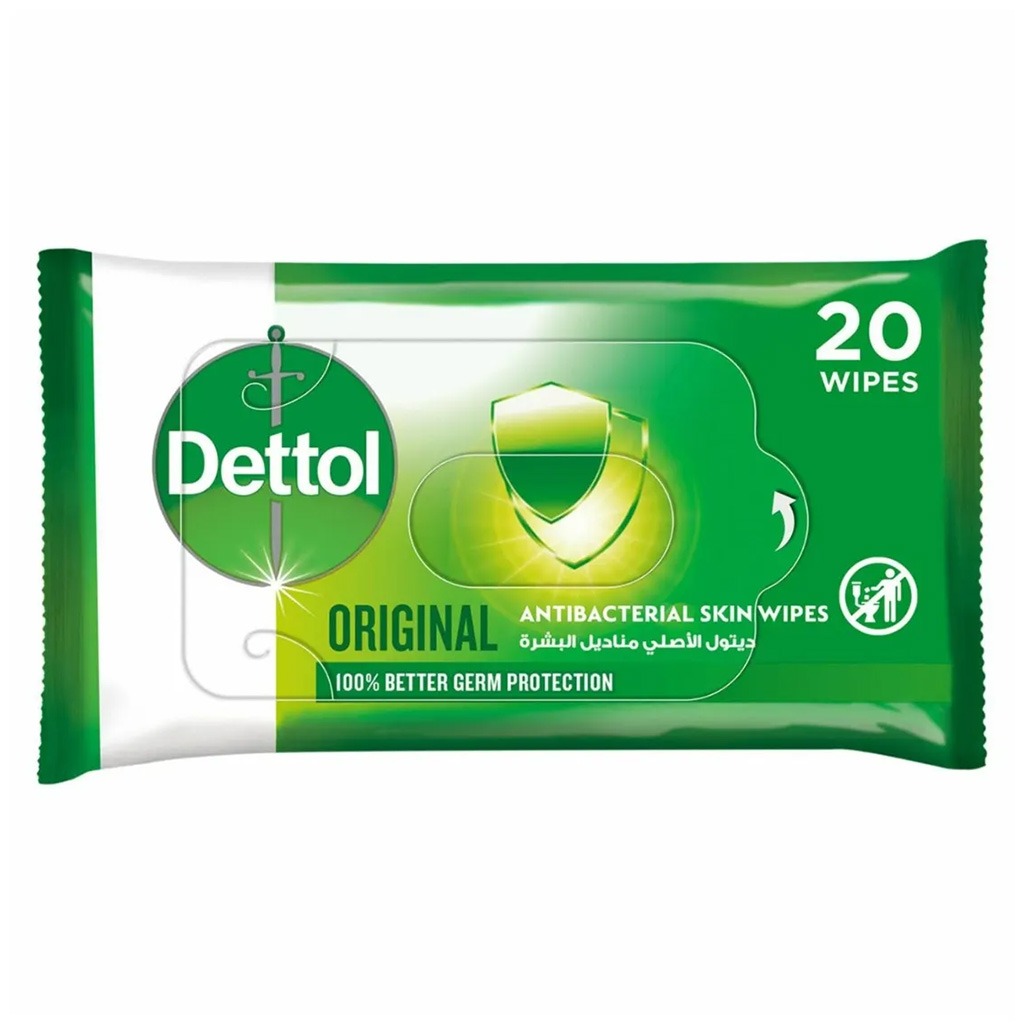Dettol Anti-Bacterial Wipes 20's