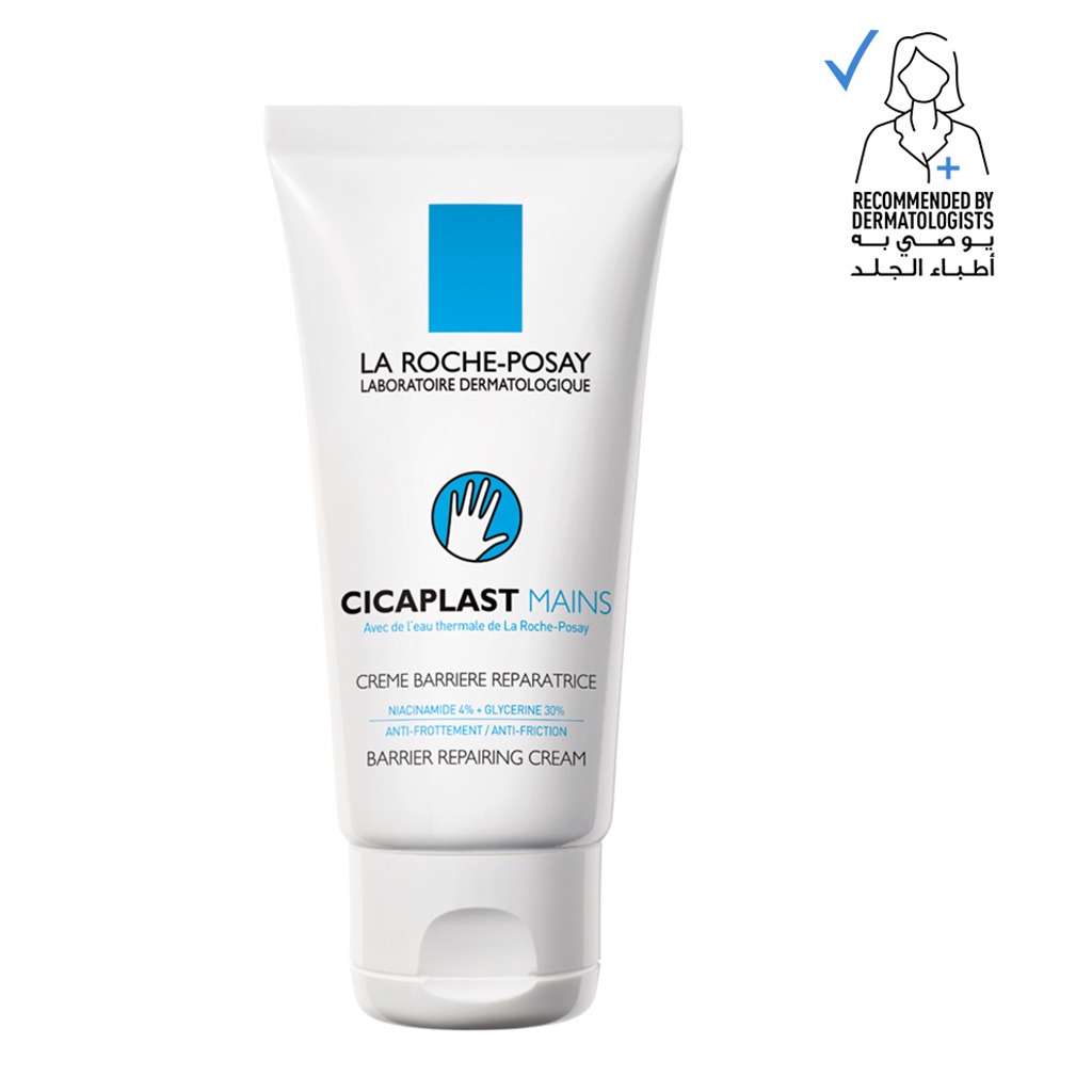 La Roche-Posay Cicaplast Mains Barrier Repair Moisturising Hand Cream For Dry & Damaged Hands 50ml