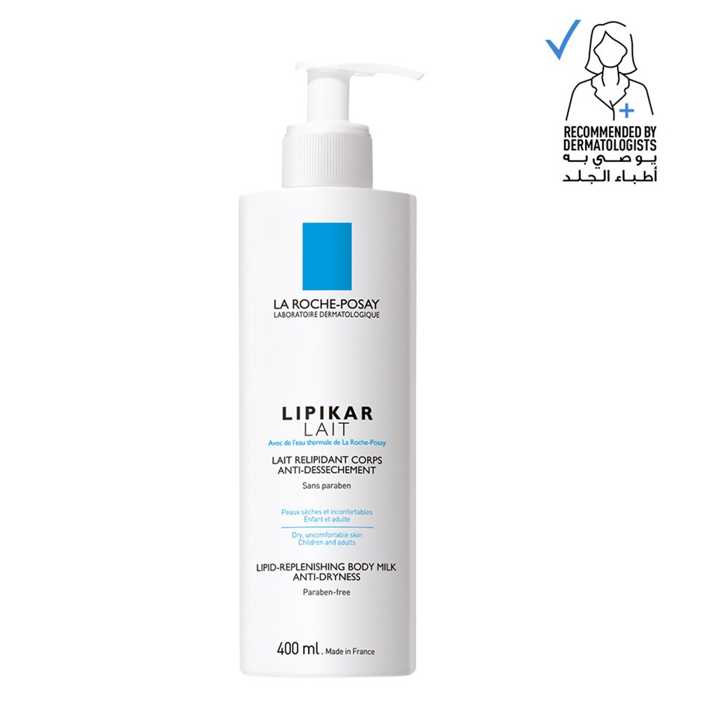 La Roche-Posay Lipikar Lait Lipid Replenishing Body Lotion For Sensitive, Uncomfortable & Dry Skin 400ml