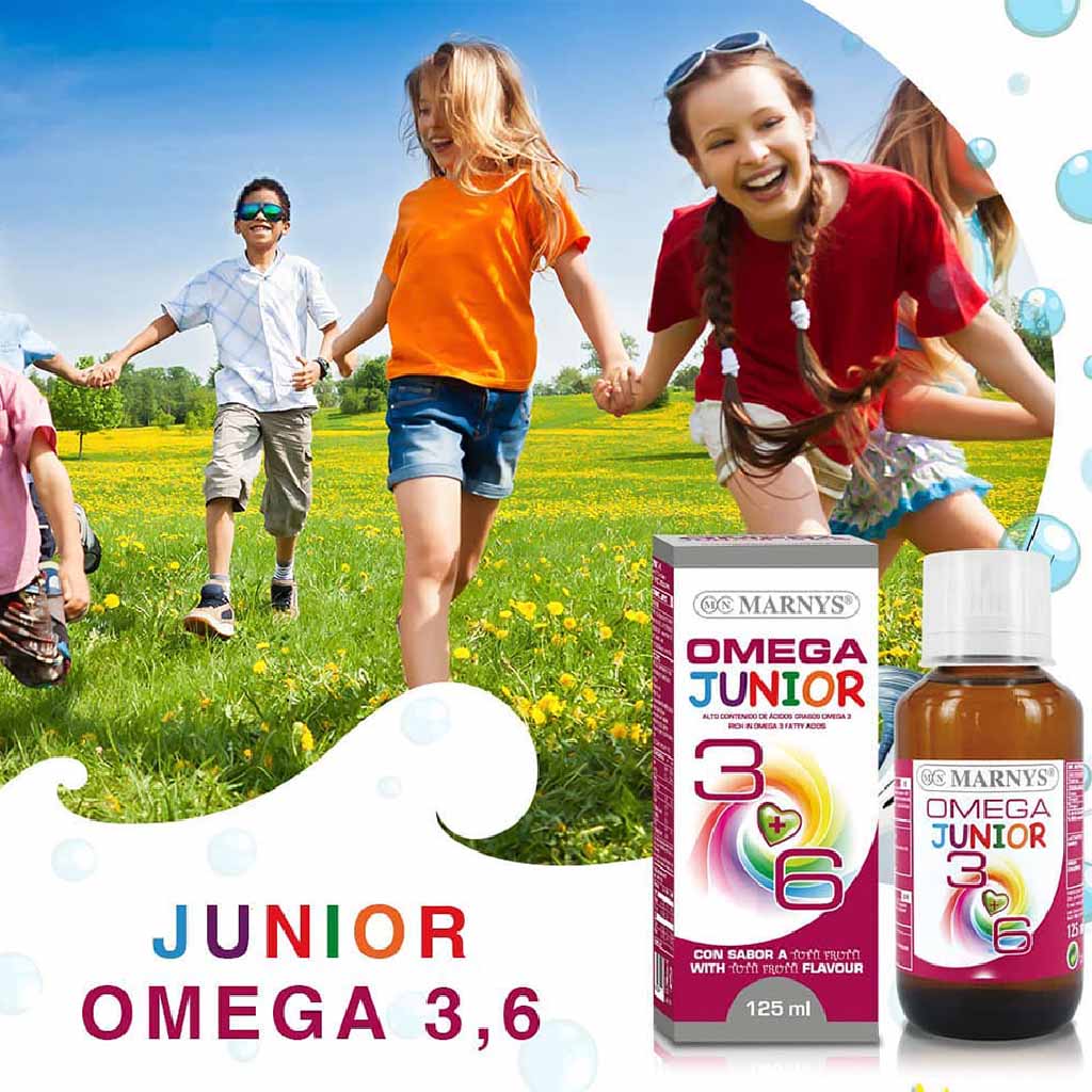 Marnys Omega Junior 3+6 Liquid 125 mL