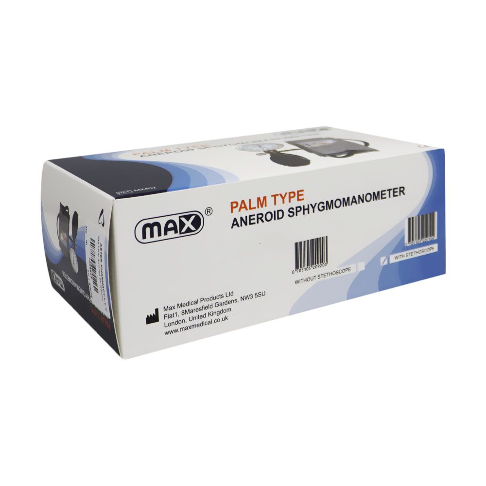 Max Palm Type Aneroid Blood Pressure Monitor
