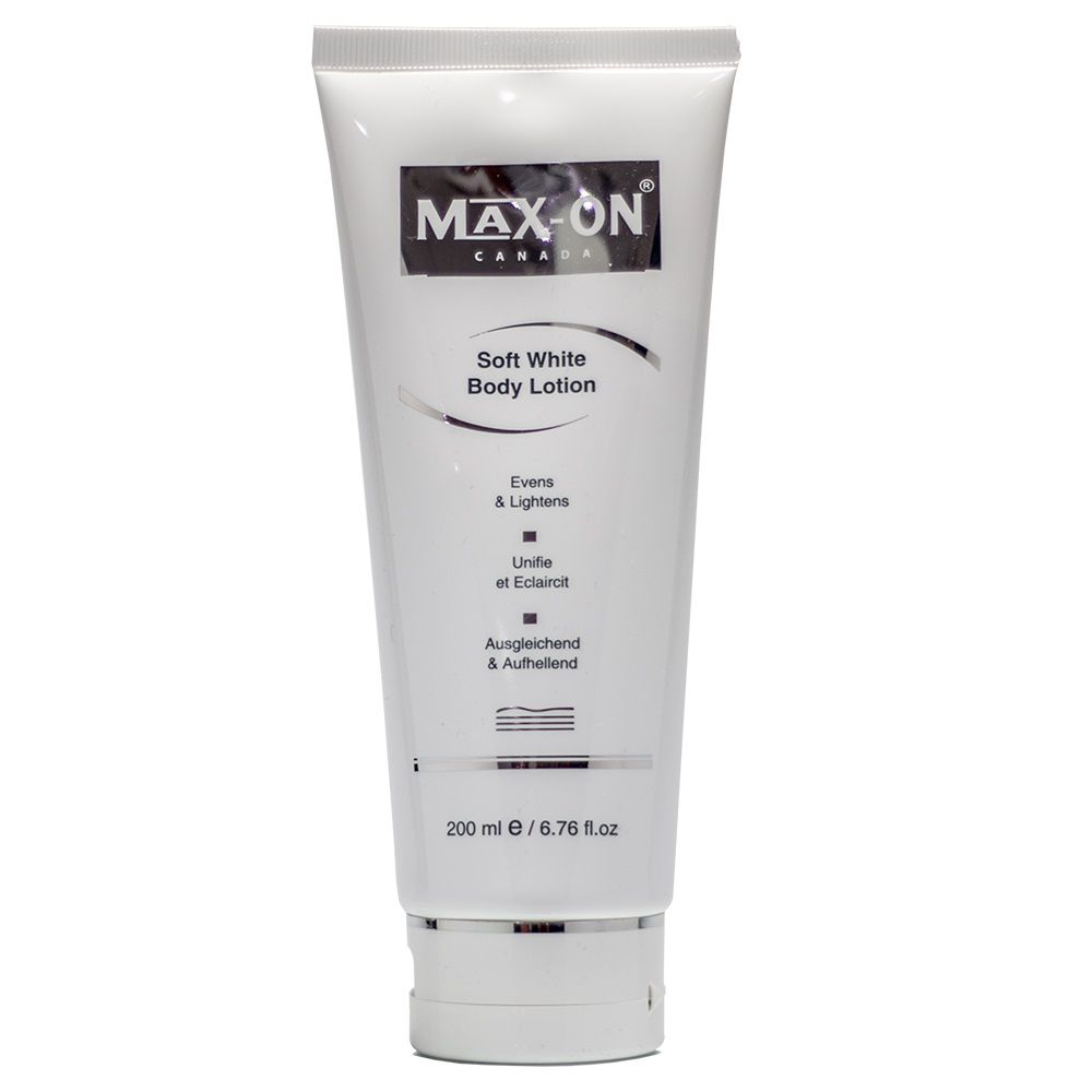 Max-On Soft White Body Lotion 6.76 fl oz, 200 mL