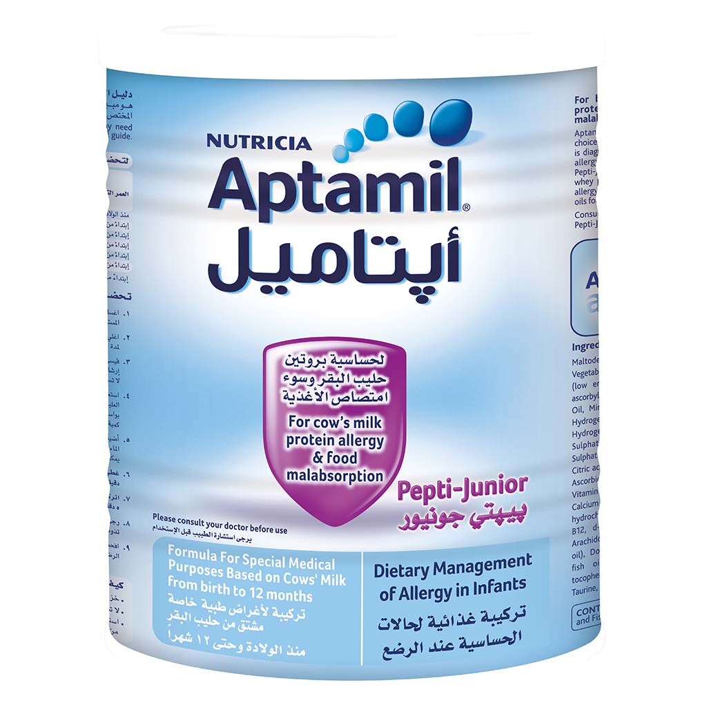Aptamil Pepti-Junior Infant Milk Powder For Dietary Management Of Allergy In 0-12 Months Baby 400g