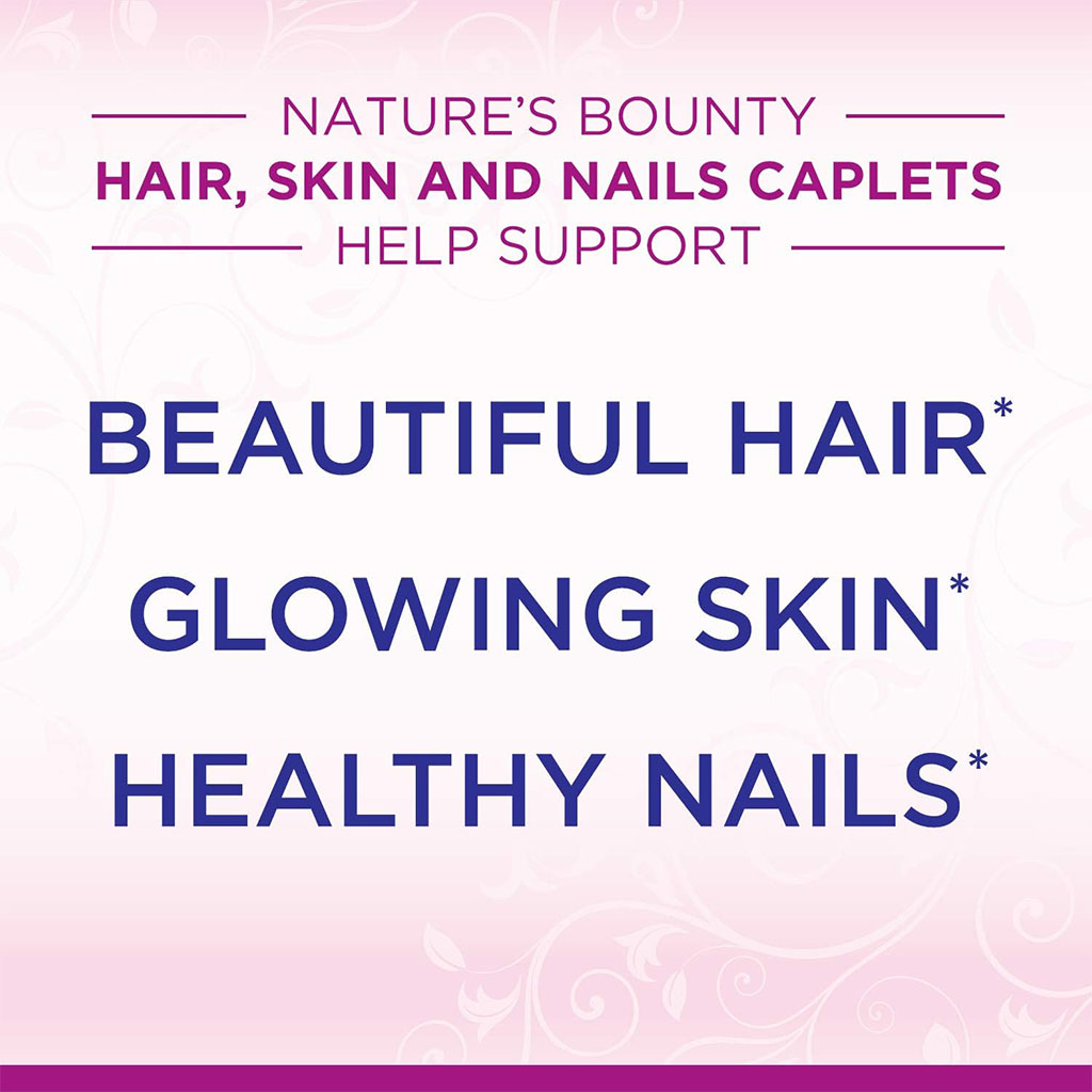Nature's Bounty Hair, Skin & Nails Caplets 60's