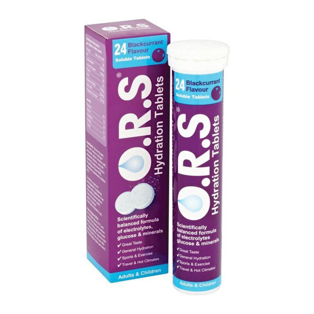 ORS Blackcurrant Soluble Tablets 24's