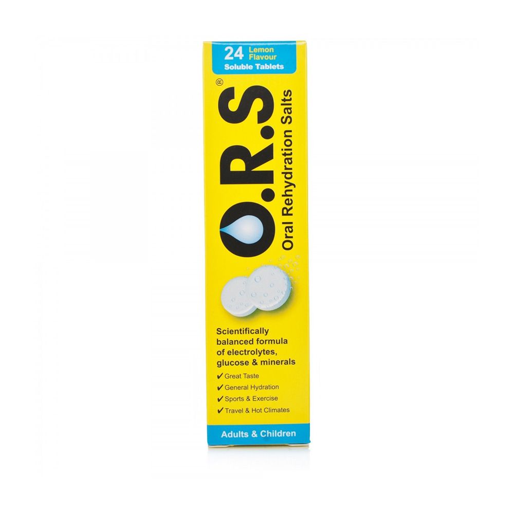 ORS Lemon Soluble Tablets 24's