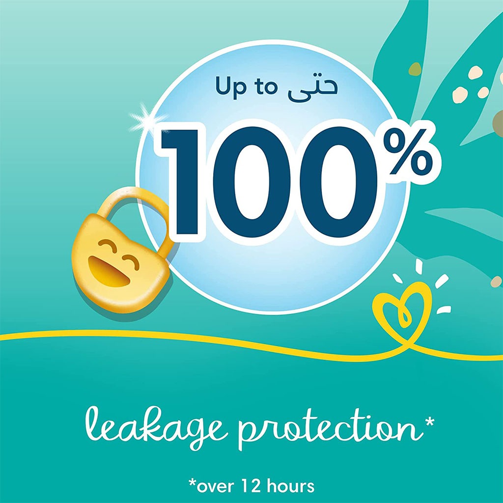 Pampers Baby-Dry Diapers With Aloe Vera Lotion & Leakage Protection, Size 3, For 6-10 kg Baby, Jumbo Pack of 46's
