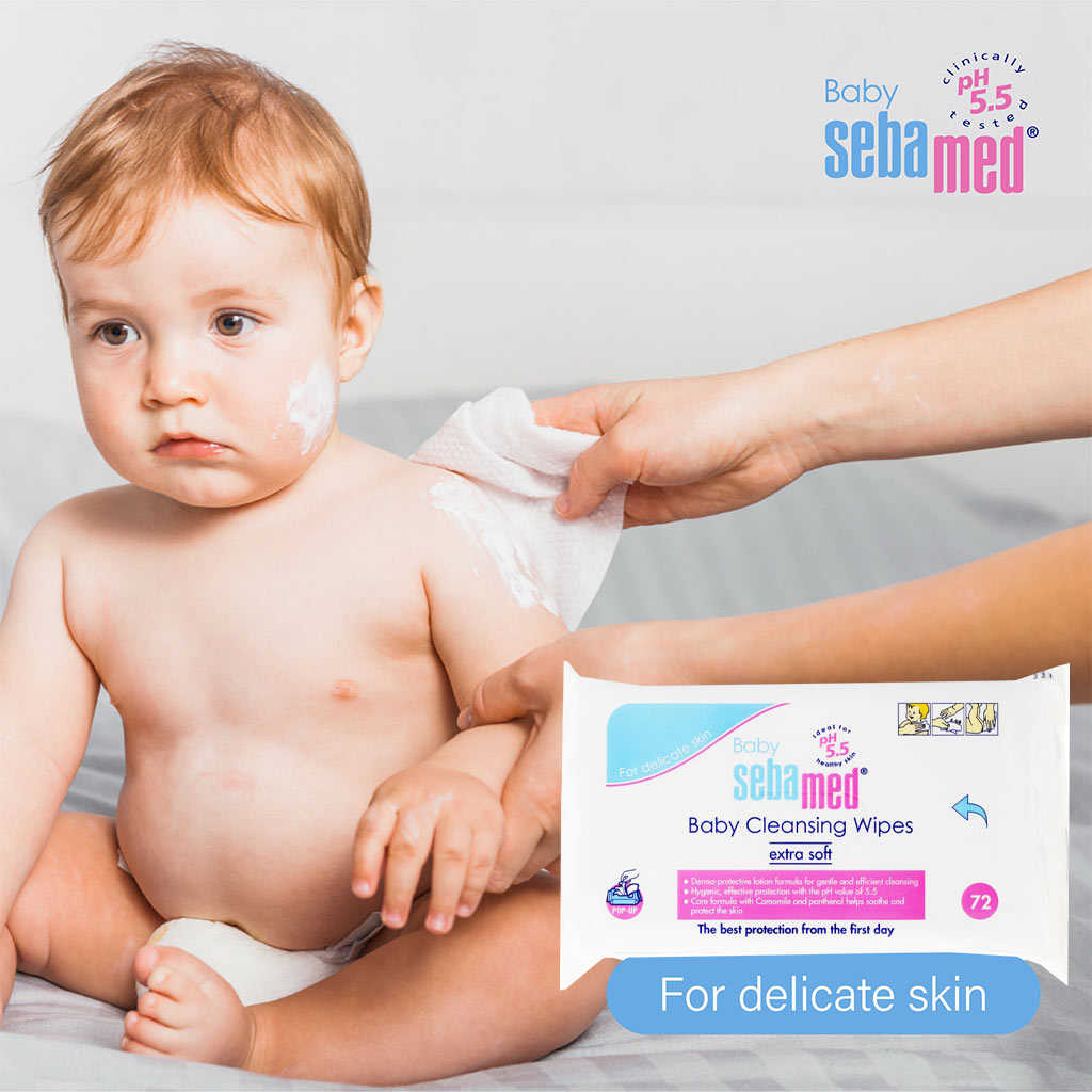 Sebamed Baby Cleansing Wipes 72's