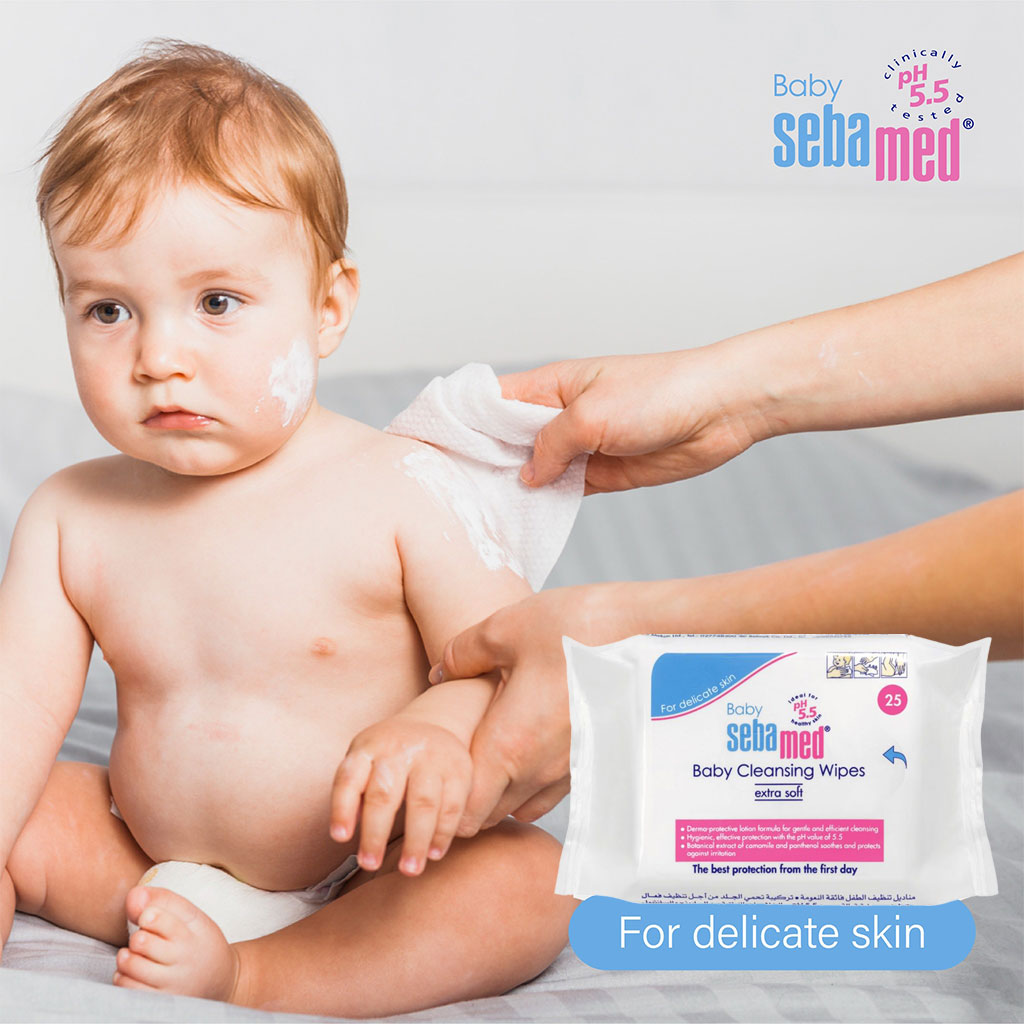 Sebamed Baby Cleansing Wipes 25's