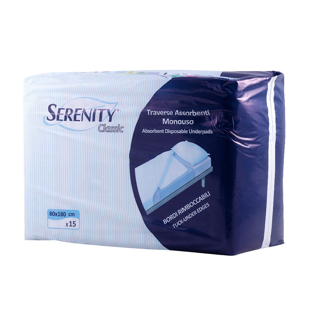 Serenity Classic Underpads 80*180 cm 15's