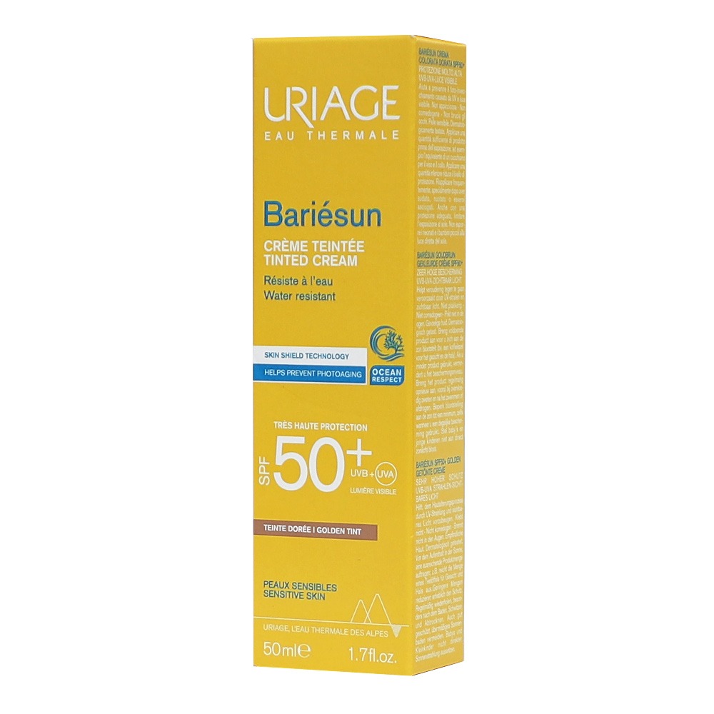 Uriage Bariesun SPF50+ Golden Tinted Cream 1.7 fl oz, 50 mL