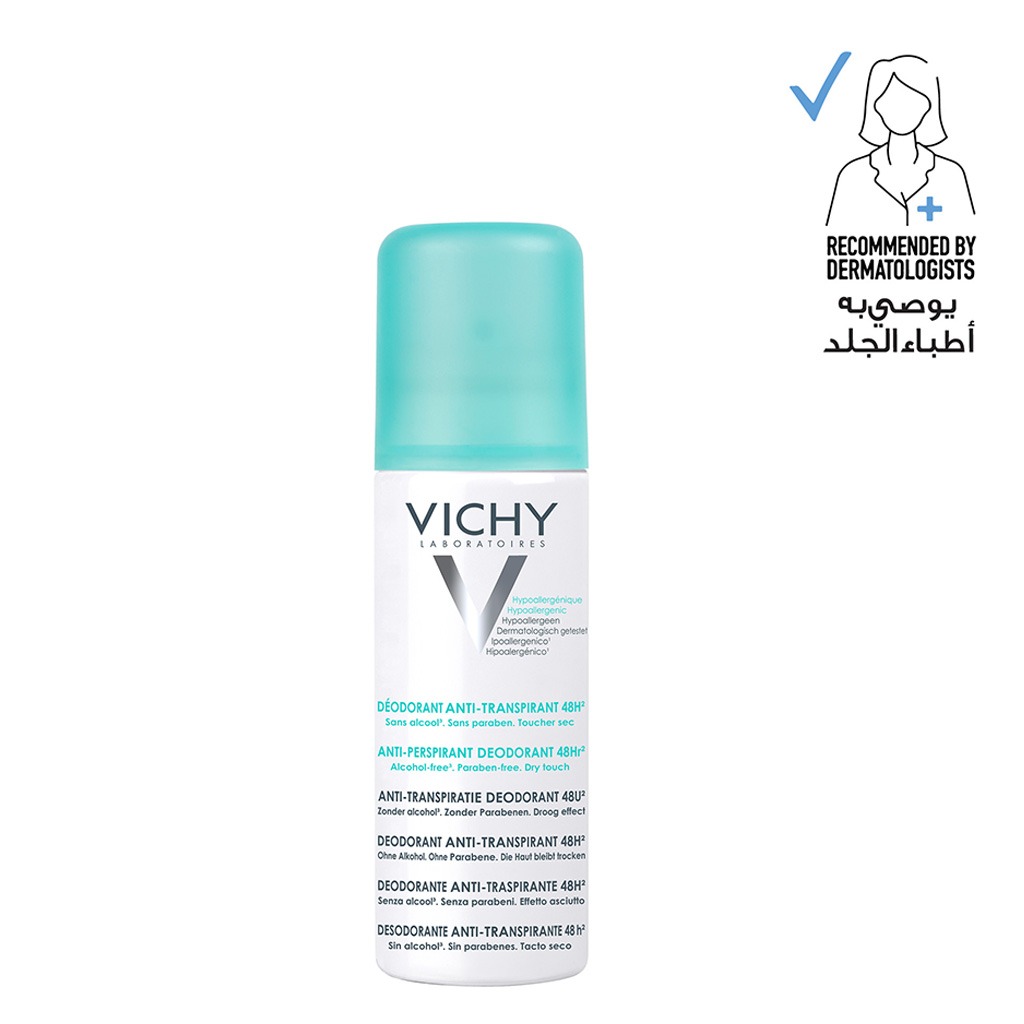 Vichy 48 Hour No Marks Dry Touch Anti-Perspirant Deodorant Spray 125ml
