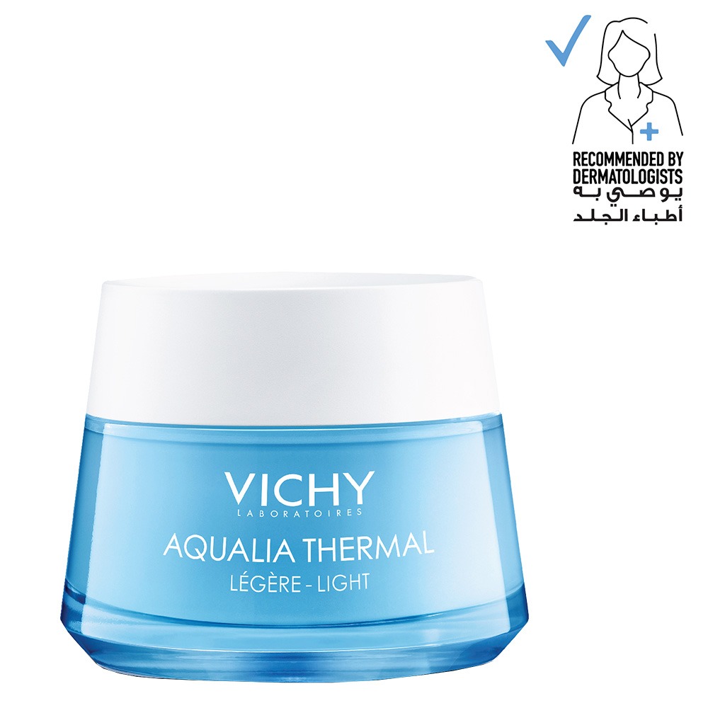 Vichy Aqualia Thermal Light Moisturising Day Cream For Normal To Combination Skin With Hyaluronic Acid 50ml