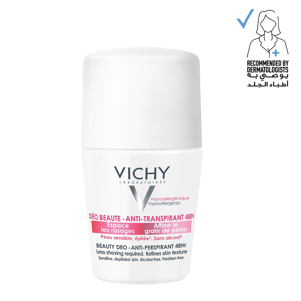 Vichy 48 Hours Anti Perspirant Beauty Deodorant Roll-On For Women 50ml