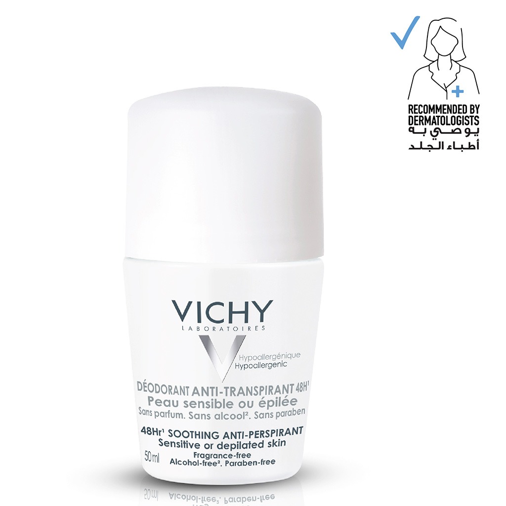 Vichy 48 Hours Soothing Anti Perspirant Deodorant For Sensitive Skin 50ml