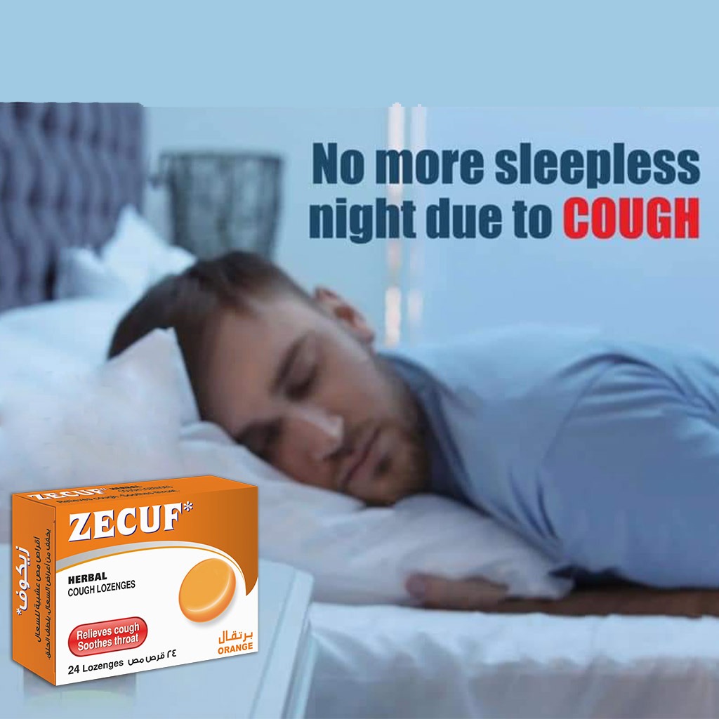 Zecuf Herbal Cough Orange Lozenges 24's