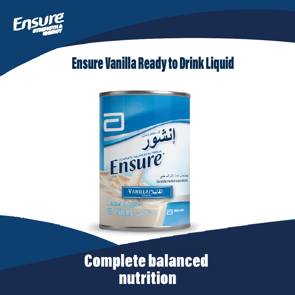 Ensure Vanilla Ready to Drink Liquid 250 mL