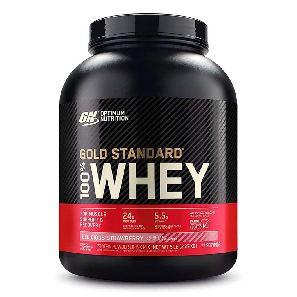 Optimum Nutrition Gold Standard 100% Whey Delicious Strawberry 5lb