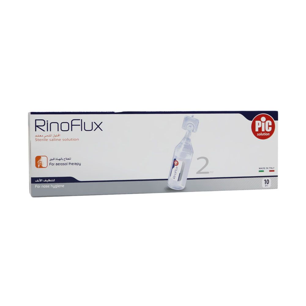 Pic Rinoflux Sterile Saline Solution 2 mL 10's
