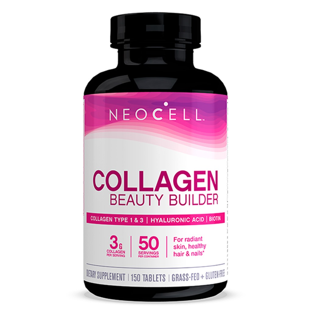 NeoCell Collagen Beauty Builder Tablets With Hyaluronic Acid And Biotin For Radiant Skin, Pack of 150's