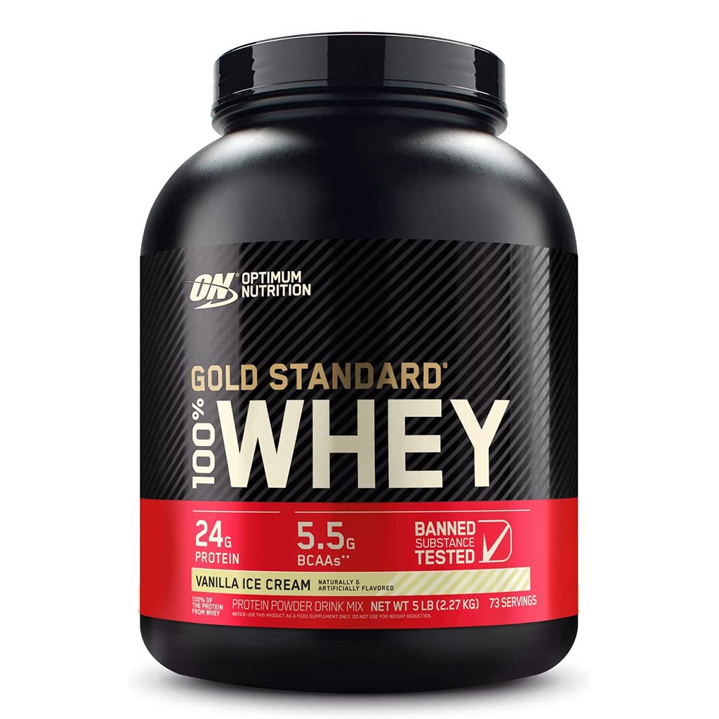 Optimum Nutrition Gold Standard 100% Whey Vanilla Ice Cream 5lb