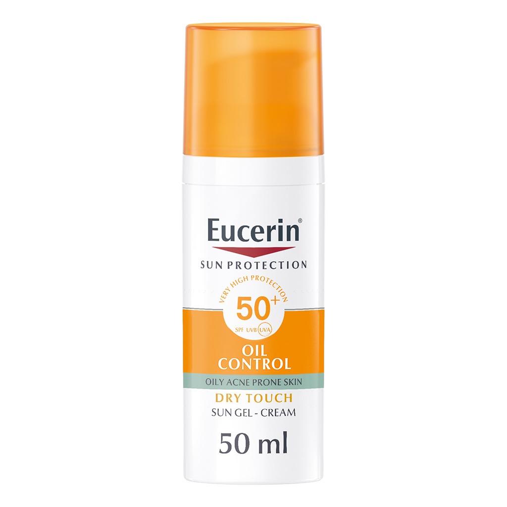 Eucerin Sun Oil Control SPF 50+ Sunscreen Gel Cream With Dry Touch & Anti-Shine Effect 50ml