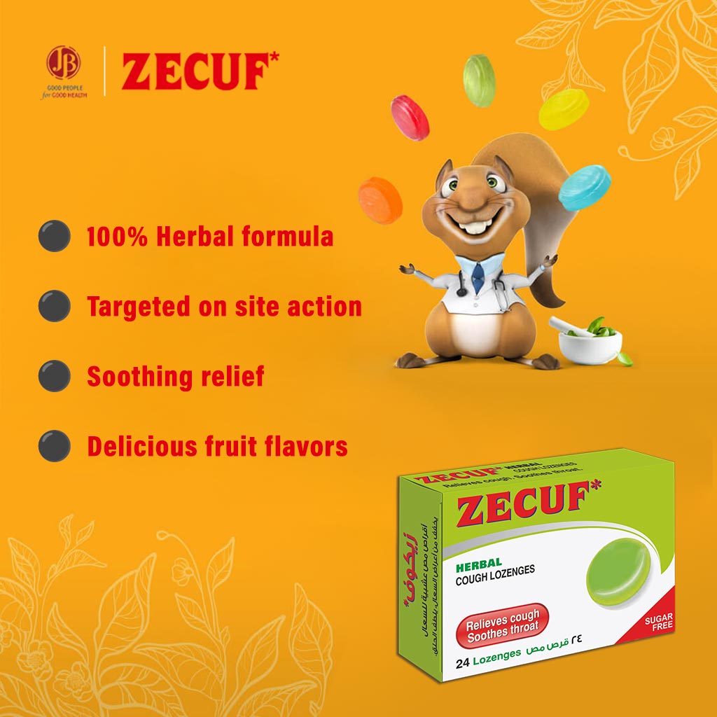 Zecuf Herbal Sugar Free Lozenges 24's