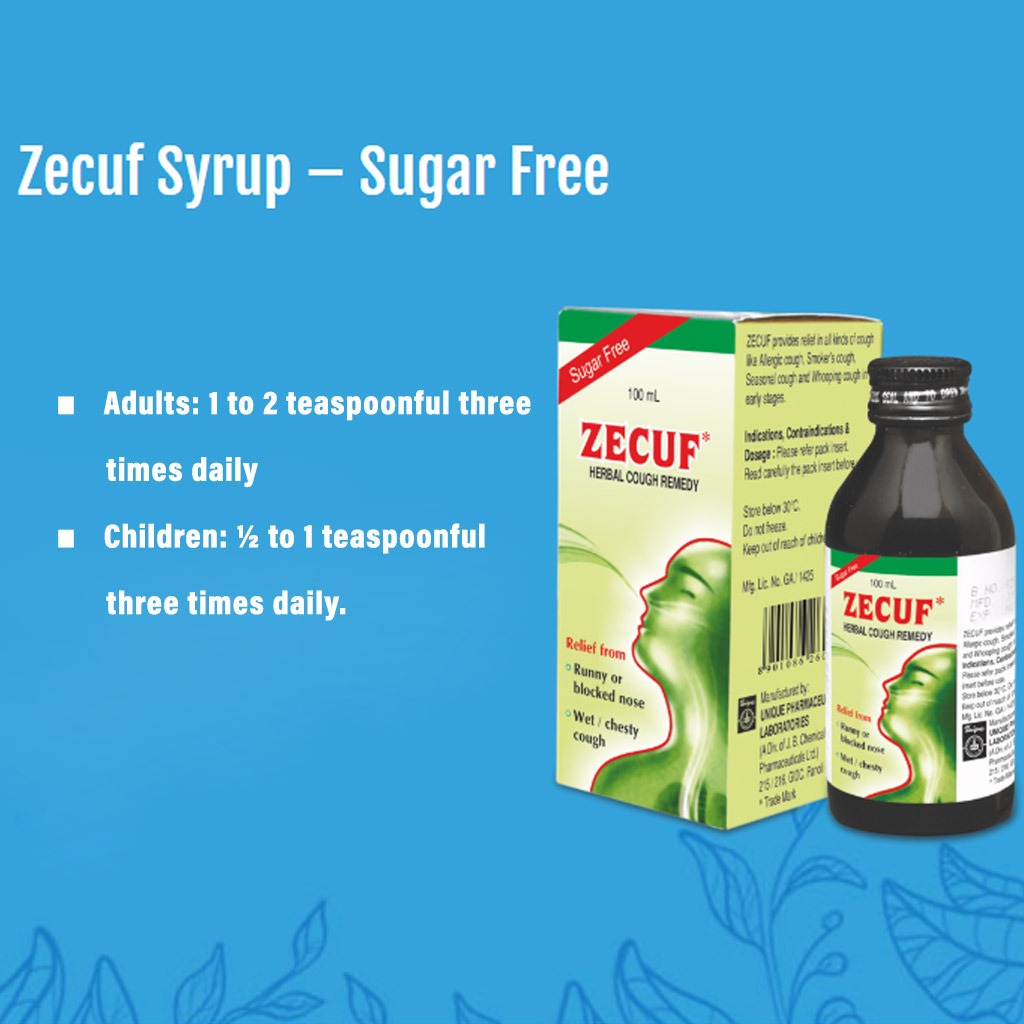 Zecuf Sugar Free Cough Syrup 100 mL