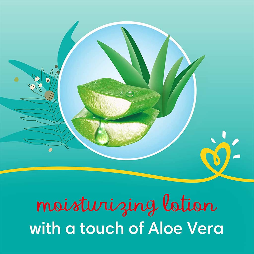 Pampers Aloe Vera Lotion Infused Baby-Dry Pants With Stretchy Sides & Leakage Protection, Size 3, For 6-11 Kg Baby, Mega Pack of 26's
