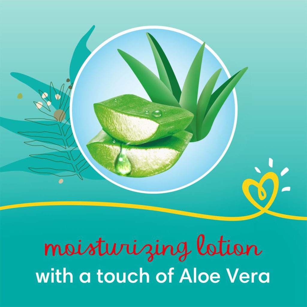 Pampers Aloe Vera Lotion Infused Baby-Dry Pants With Stretchy Sides & Leakage Protection, Size 6, For 16-21 Kg Baby, Mega Pack of 19's