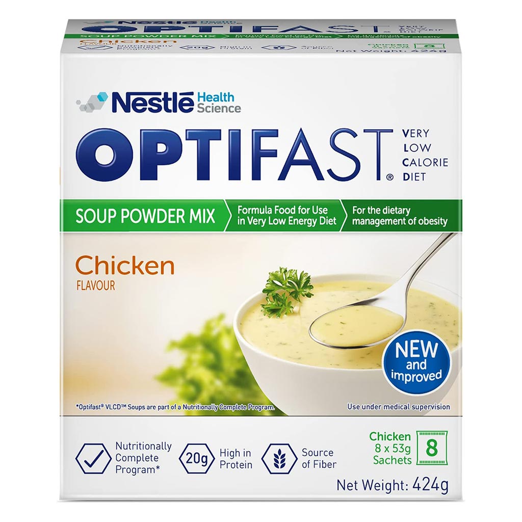 Nestle Optifast Very Low Calorie Diet Soup Chicken Sachet 8's