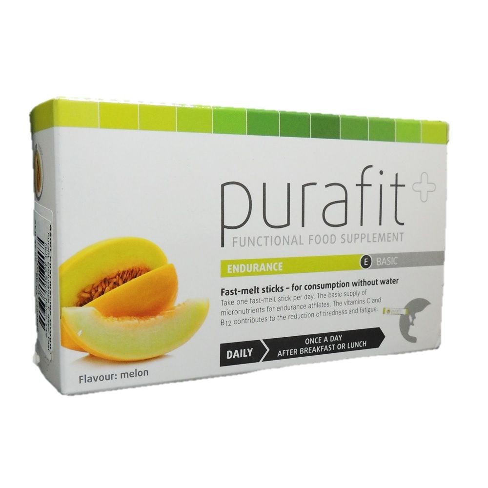 Purafit Endurance E Basic Fast Melt Stick Melon 14's