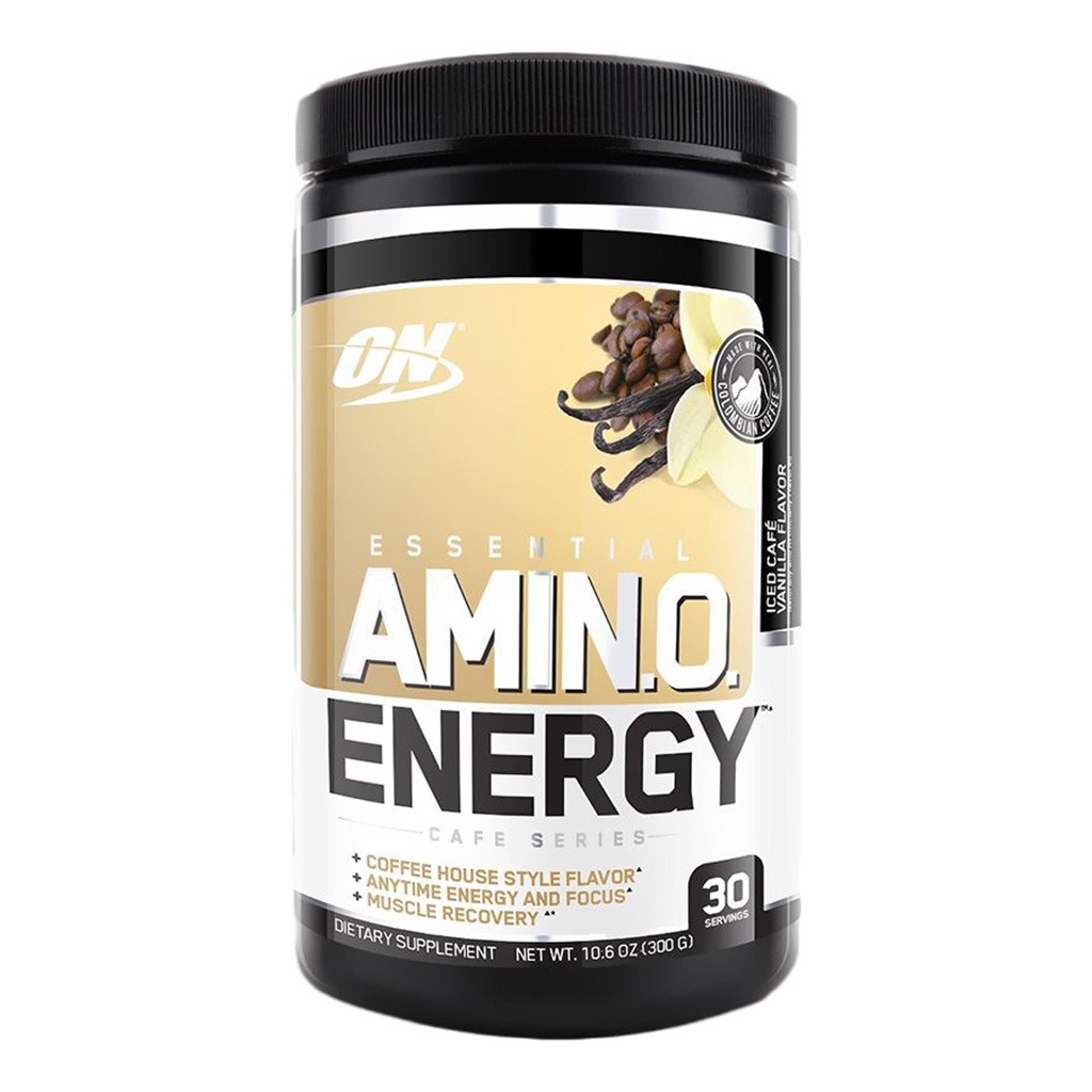 Optimum Nutrition Essential Amino Energy Iced Cafe Vanilla 30 Servings