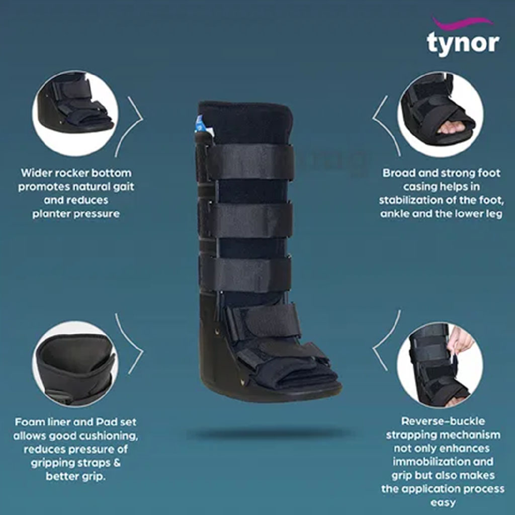 Tynor D32 Walker Boot XL For Ankle Immobilization & Support