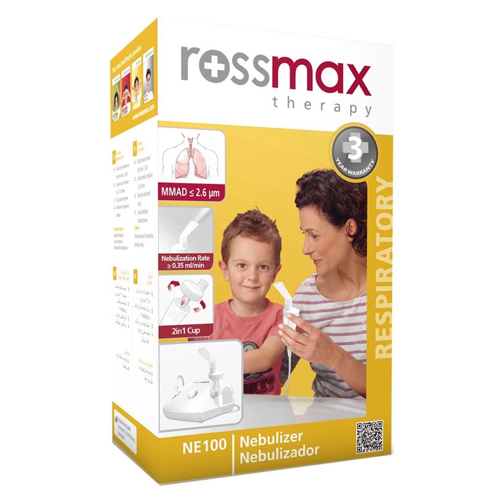 Rossmax Piston Compressor Nebulizer NE100 For Respiratory Care