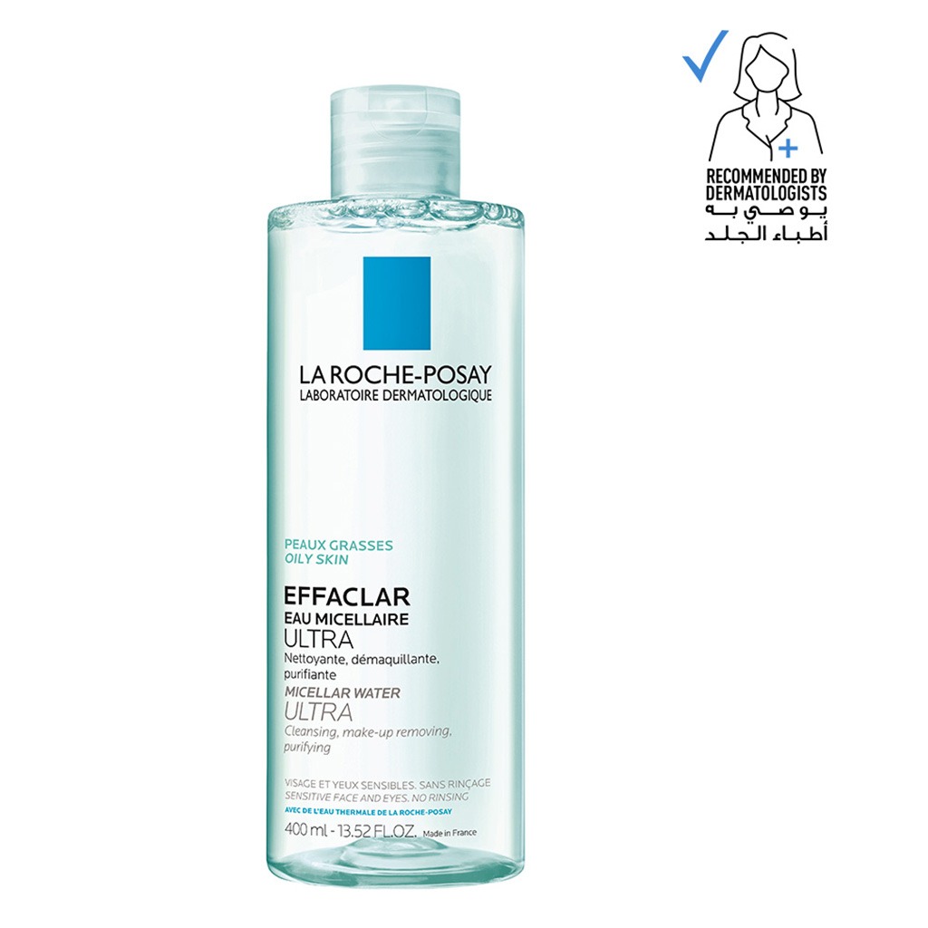 La Roche-Posay Effaclar Micellar Water Makeup Remover For Oily Skin 400ml