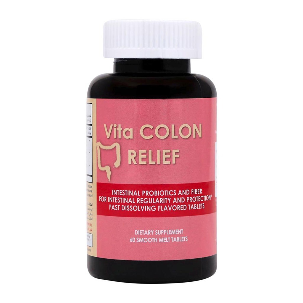 Vita Colon Relief Smooth Melt Tablets 60's