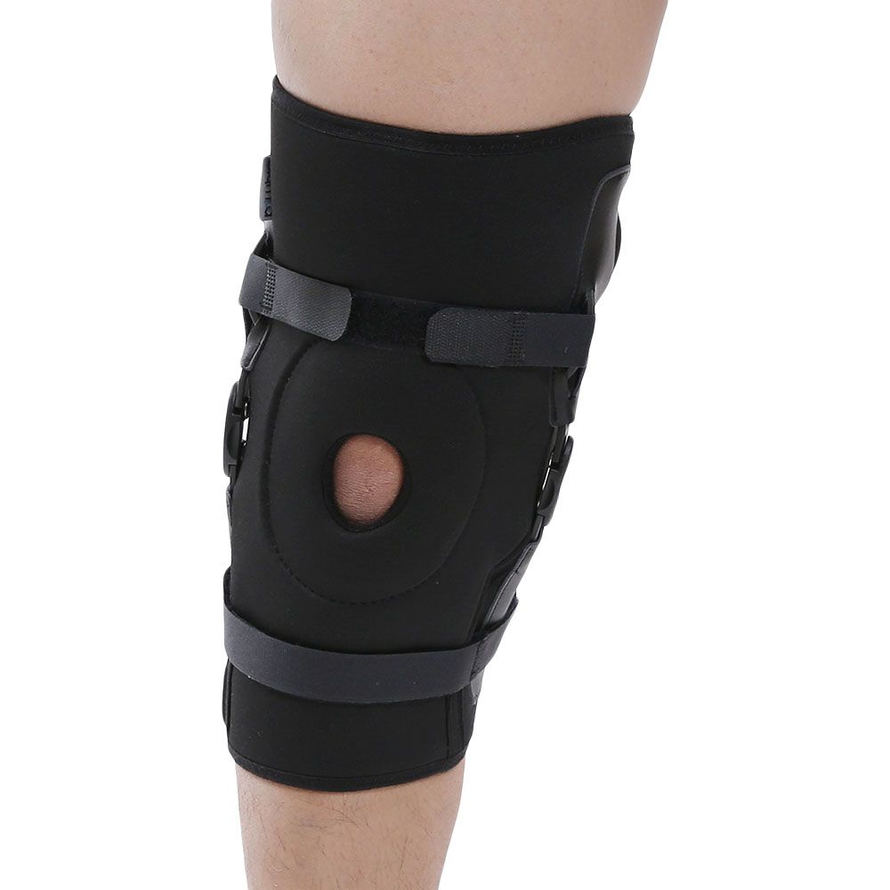 Olympa Airmesh Knee Brace Open Type Black Extra Extra Large OES-712