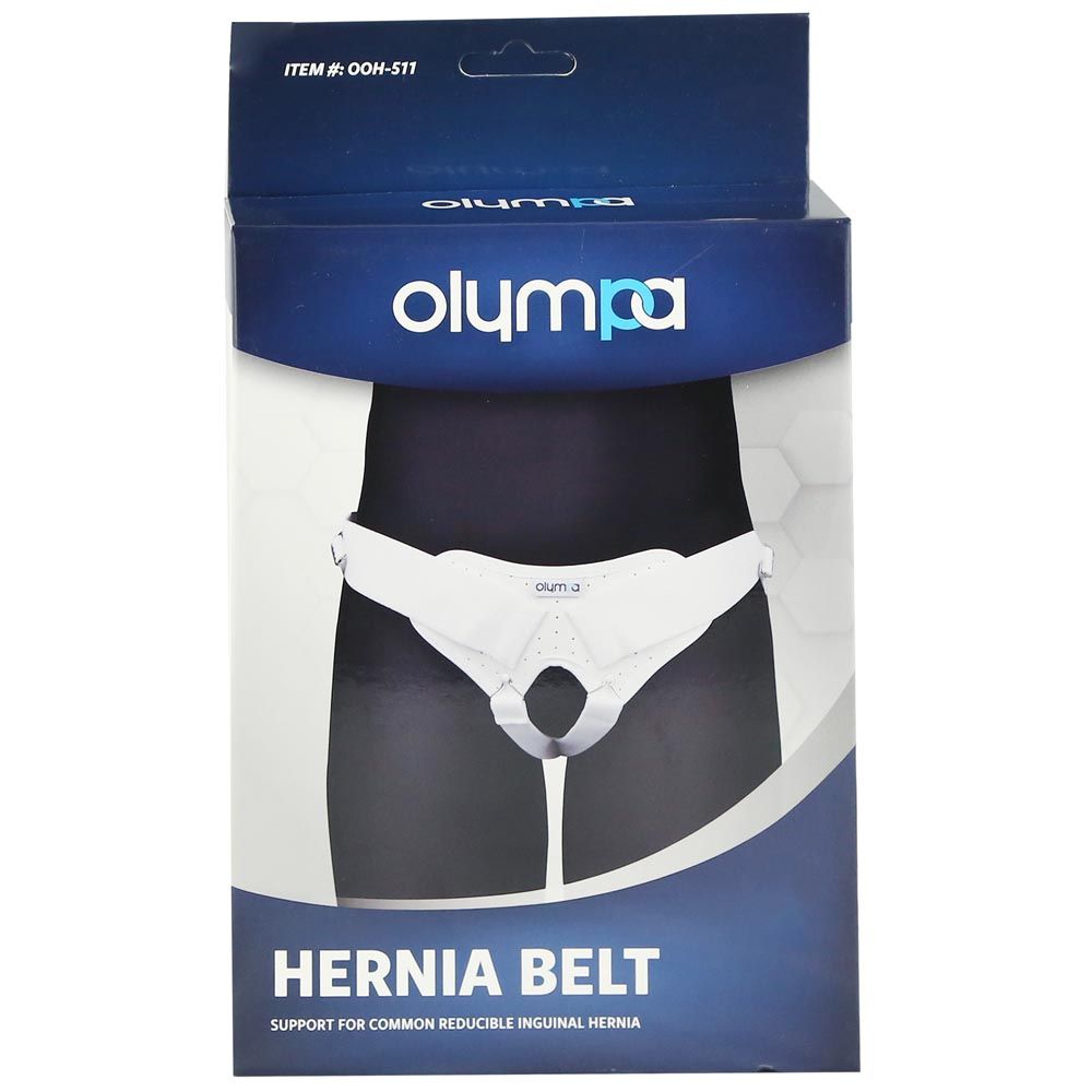 Olympa Hernia Belt White Medium OOH-511